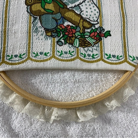 Vintage Handmade  Teddy Bear Wall Art - Picture 4 of 7